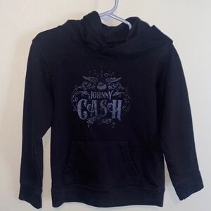 Johnny Cash Kids Black Hoodie
